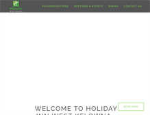 Tablet Screenshot of holidayinnwestkelowna.com